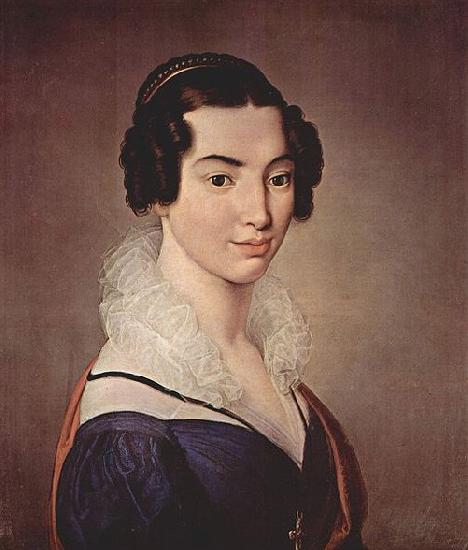 Francesco Hayez Portrat der Antonietta Vitali Sola.